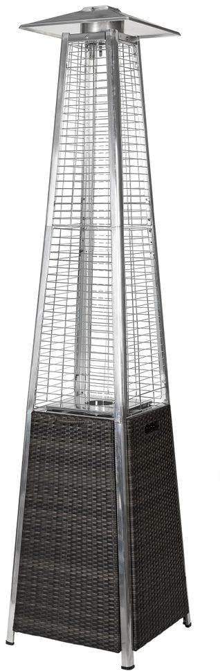 RADtec Tower Patio Heater Wicker Black & Grey RADtec - Tower Flame Heater