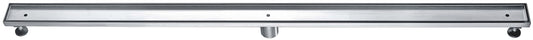 ALFI Brand - 59" Stainless Steel Linear Shower Drain with No Cover | ABLD59A