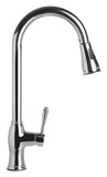 ALFI Brand - Traditional Solid Polished Stainless Steel Pull Down Kitchen Faucet | AB2043-PSS