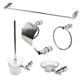 ALFI Brand - Polished Chrome 6 Piece Matching Bathroom Accessory Set | AB9508-PC