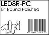 ALFI Brand - Polished Chrome 8" Round Multi Color LED Rain Shower Head | LED8R-PC