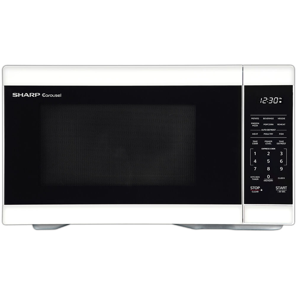 Sharp - 1.1 CF Countertop Microwave OvenMicrowaves - SMC1161HW