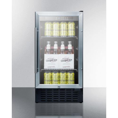 Summit 18" Undercounter Beverage Center 18" Wide Built-In Beverage Center