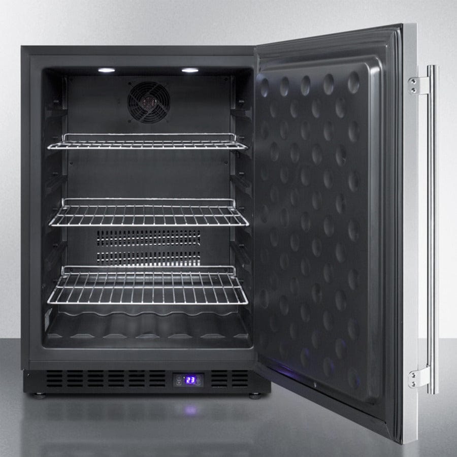 Summit - 24" Wide Built-In All-Freezer | [SCFF53BCSS]