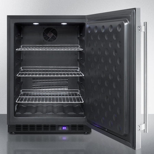 Summit - 24" Wide Built-In All-Freezer | [SCFF53BCSS]