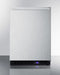 Summit - 24" Wide Built-In All-Freezer With Icemaker | [SCFF53BXCSSHHIM]