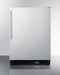 Summit - 24" Wide Built-In All-Freezer With Icemaker | [SCFF53BXCSSHVIM]