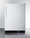 Summit - 24" Wide Built-In All-Freezer With Icemaker | [SCFF53BXCSSTBIM]