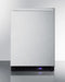 Summit - 24" Wide Built-In All-Freezer With Icemaker | [SCFF53BXSSHHIM]