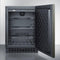 Summit All-Refrigerator 24" 4.6 cu.ft. Black Stainless Steel Compact Refrigerator