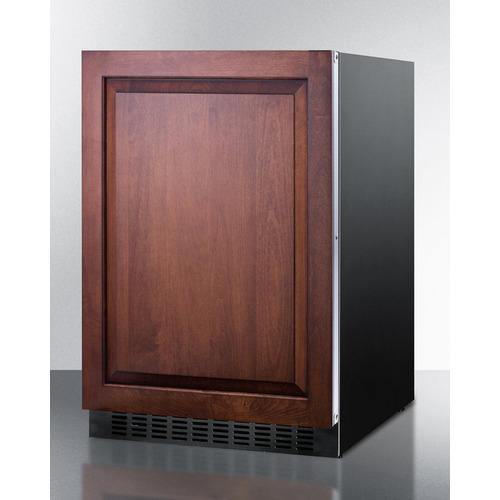 Summit All-Refrigerator 24" 4.6 cu. ft. Custom Panel Undercounter Compact Refrigerator - Energy Star