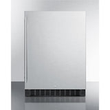 Summit All-Refrigerator 24" 4.6 cu. ft. Stainless Steel Undercounter Compact Refrigerator - Energy Star