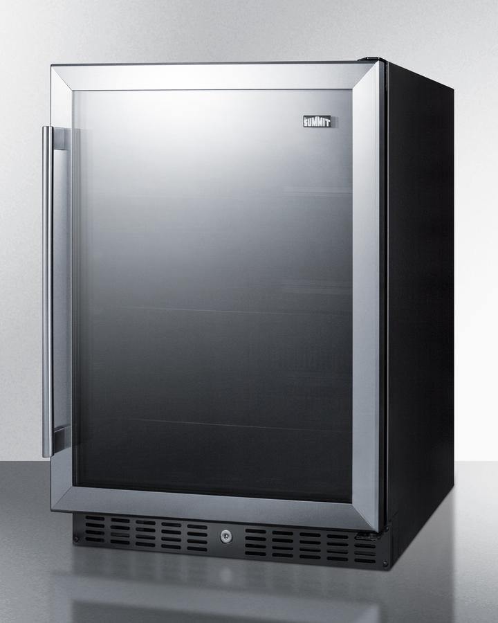 Summit All-Refrigerator 24" 5.0 cu. ft. Stainless Steel Undercounter Compact Refrigerator