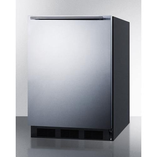 Summit All-Refrigerator 24" 5.5 cu. ft. Stainless Steel Undercounter Compact Refrigerator - ADA Compliant