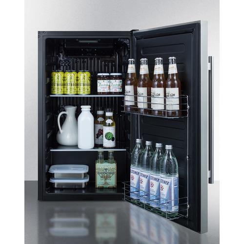 Summit All-Refrigerator Shallow Depth Built-In All-Refrigerator, ADA Compliant