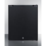 Summit All-Refrigerators 16" 0.7 cu.ft. Black with Lock Compact Minibar