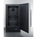 Summit All-Refrigerators 18" Wide Built-In All-Refrigerator, ADA Compliant