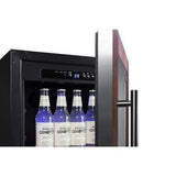 Summit All-Refrigerators 18" Wide Built-In Beverage Center, ADA Compliant (Panel Not Included)