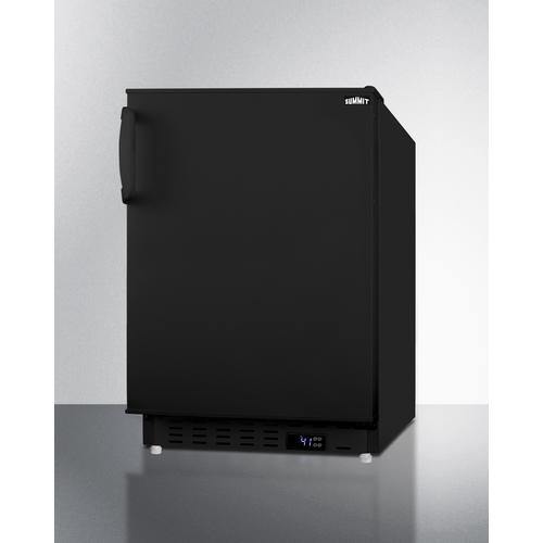 Summit All-Refrigerators 20" 3.53 cu. ft. Black Built-In All-Refrigerator - ADA Compliant