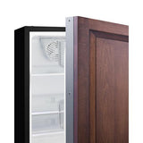 Summit All-Refrigerators 20" 3.53 cu. ft. Custom Panel Built-In Undercounter Compact Refrigerator