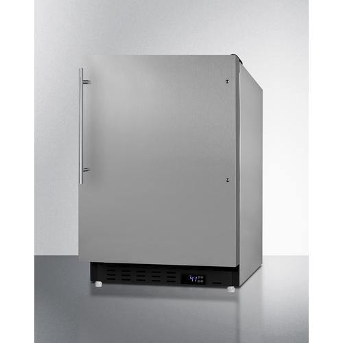 Summit All-Refrigerators 20" 3.53 cu. ft. Stainless Steel Built In Freezerless Refrigerator - ADA Compliant