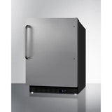 Summit All-Refrigerators 20" 3.53 cu. ft. Stainless Steel Built In Freezerless Refrigerator - ADA Compliant