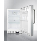 Summit All-Refrigerators 20" 3.53 cu. ft. Stainless Steel Compact Refrigerator - ADA Compliant