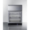 Summit All-Refrigerators 24" Wide Built-In Commercial Beverage Refrigerator With Top Drawer