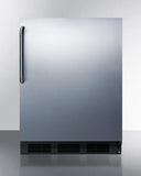 Summit - 24" Wide Built-In All-Refrigerator | [FF63BKBISSTB]