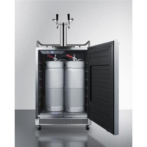 Summit Beer Dispensers 24" Wide Built-In Kegerator with TapLock