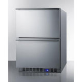 Summit Classic All-Freezer 24" Wide Built-In 2-Drawer All-Freezer