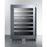 Summit Classic Wine Cellars 24" Wide Built-In Dual-Zone Wine Cellar