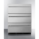 Summit Commercial All-Refrigerator 24" Wide 3-Drawer All-Refrigerator
