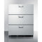 Summit Commercial All-Refrigerator 24" Wide 3-Drawer All-Refrigerator, ADA Compliant