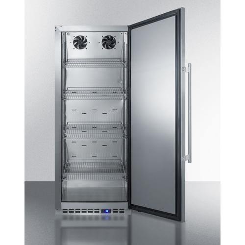 Summit Commercial All-Refrigerators Commercial 24" 10.1 Cu. Ft. Stainless Steel Built-In Freezerless Refrigerators