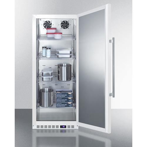 Summit Commercial All-Refrigerators Commercial 24" 10.1 Cu. Ft. White Built-In Freezerless Refrigerators