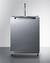 Summit Commercial Beer Dispensers 24" Wide Built-In Outdoor Kegerator with TapLock