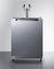 Summit Commercial Beer Dispensers 24" Wide Built-In Outdoor Kegerator with TapLocks