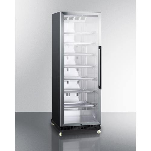 Summit Commercial Beverage Center 24" Wide Mini Reach-In Beverage Center with Dolly