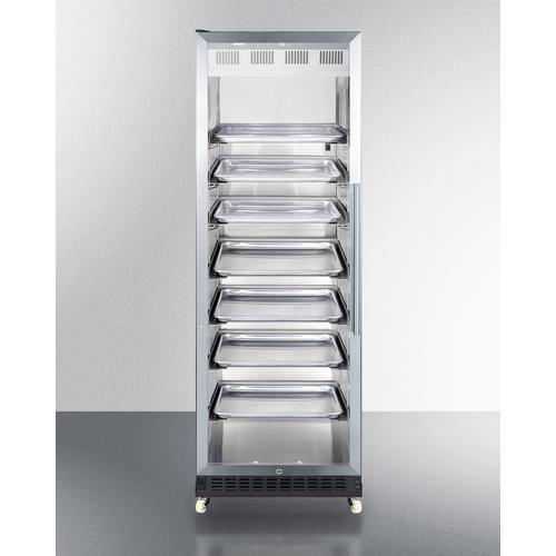 Summit Commercial Beverage Center 24" Wide Mini Reach-In Beverage Center with Dolly