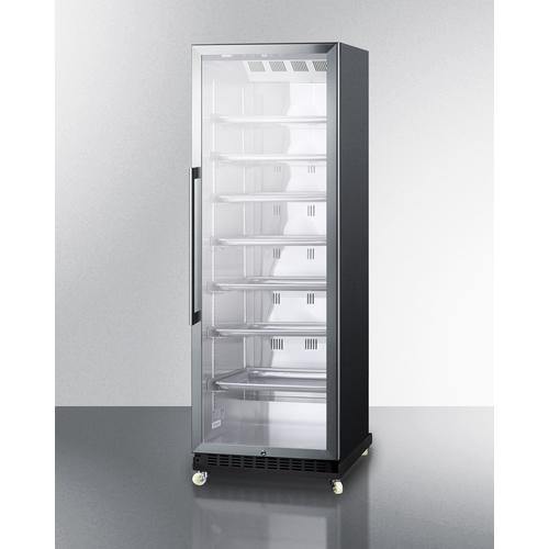 Summit Commercial Beverage Center 24" Wide Mini Reach-In Beverage Center with Dolly