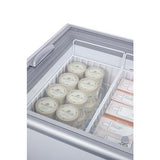 Summit Commercial Chest Freezers Commercial 43" 11.7 cu.ft. White Chest Freezer with Lock