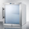 Summit Commercial Compact, Built-In Beverage Center 17 Inch Undercounter Refrigerator with Double Pane Glass Door, Automatic Defrost, Digital Thermostat, Interior LED Light, Commercially Approved, Factory Installed Lock and 1.7 cu. ft. Capacity