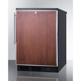 Summit Commercial Craft Beer Storage All-Refrigerator 24 Inch Panel Ready Freestanding/Built-In Pub Cellar with Door Lock, 3 Adjustable Shelves, Undercounter Capable, 41 - 65 Degrees F Temeprature Range, Automatic Defrost and 5.5 cu. ft. Capacity, Approved for Commercial Use