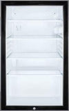 Summit Commercial Freestanding Beverage Center 20 Inch Undercounter Commercial Refrigerator with Glass Door, 3 Adjustable Glass Shelves, Dial Thermostat, Automatic Defrost, Door Lock, Interior Lighting and Hospital Grade Cord with 'Green Dot' Plug: Horizontal Handle