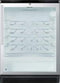 Summit Commercial Freestanding Wine Cellars 24 Inch Freestanding Wine Cellar with 36-Bottle Capacity, 4 Scalloped Wire Shelves, Automatic Defrost, Interior Lighting and Door Lock: Pro Handle