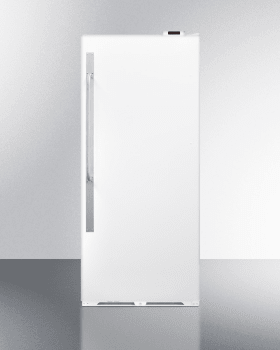 Summit Commercial Full Size All-Freezer 21 cu. ft. Freestanding Upright Freezer with Digital Thermostat, Adjustable Shelves, Frost-Free Operation, Factory Installed Lock, Door Shelves, 21 Cu. Ft. Capacity, Commercially Approved and CFC Free: Right-Swing Hinge