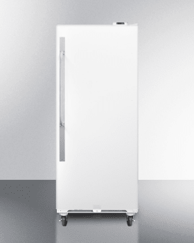 Summit Commercial Full Size All-Freezer 21 cu. ft. Freestanding Upright Freezer with Digital Thermostat, Adjustable Shelves, Frost-Free Operation, Front Mounted Lock, Door Shelves, 21 Cu. Ft. Capacity, Commercially Approved and CFC Free