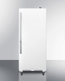 Summit Commercial Full Size All-Freezer 21 cu. ft. Freestanding Upright Freezer with Digital Thermostat, Adjustable Shelves, Frost-Free Operation, Front Mounted Lock, Door Shelves, 21 Cu. Ft. Capacity, Commercially Approved and CFC Free