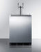 Summit Commercial Kegerators 24 Inch Built In Commercial Wine Kegerator with 5.5 Cu. Ft. Capacity, Holds 1/4 Keg, or (2) 1/6 Sextel Kegs, Complete Dual Wine Tap Kit, Nitrogen/CO2 Canister, and ADA Compliant